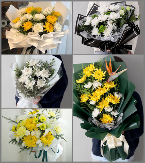 安徽滁州市定远县严桥乡白事花束代送